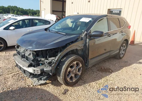 2019 Honda Cr-V Ex-L из США, поврежденный, VIN 7FARW1H81KE002645